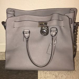 Grey Michael Kors Hamilton Sepcchio Large